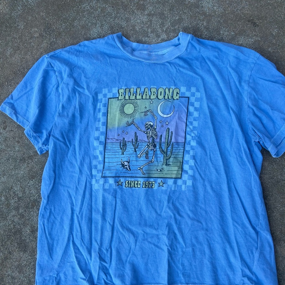 Billabong Blue Graphic Tee